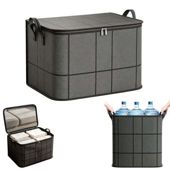 Extra Large Capacity Storage Bags,Foldable Spacious Moving Storage Bins with Zipper,Dust-Proof Comforter and Bedding Organizer for Clothing