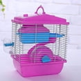 thumbnail image 1 of Pet Cage Hamster Cottage With Transparent Skylight Double Layer House For Hamster Pet, 1 of 1