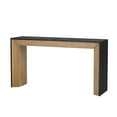 thumbnail image 5 of Mirod Elegant Console Table,Fireplace Design,Simple and Functional with High-Quality Wood Veneer Top ,Versatile for Hallway, Living Room, or Entryway, 5 of 9