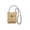 B-Khaki, variant on Breathable Washable Fabric Crossbody Bag for Men and Women, Multi-Compartment Layered Storage Design, Trendy Casual Shoulder Bag for Daily Outing, Shopping and All-Match Street Wearing, K-Black