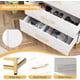thumbnail image 5 of De madera 4-cajón dorm cómoda: compact chest moderno metal handles, durable mdf construction, elegant textured finish clothes almacenamiento & organization, estilizado para & practical design..., 5 of 5