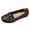 Coffee, variant on Womens Comfortable Walking Flat Slip on Loafers Soft Braided Leather Non Slip Rubber Sole Wedge Low Heel Work Boat Shoes for Fall Casual Dressy Brown Size 7