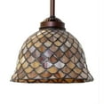 thumbnail image 2 of 8" Wide Tiffany Fishscale Mini Pendant, 2 of 2