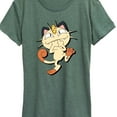 thumbnail image 3 of Pokémon - Meowth Shadow - Women's Short Sleeve Graphic T-Shirt, 3 of 5