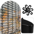 thumbnail image 3 of NUOLUX 40Ud Ajustables Para Puerta De Jaula De Material Plástico Negro Para Mascotas, 3 of 8