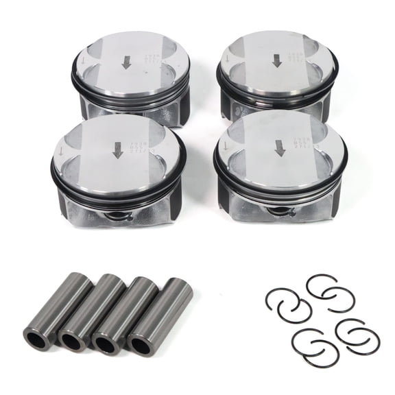 KESSOCCO 4Pcs Engine Piston & Rings Kit Fit for Chevy Captiva Cobalt Equinox HHR Impala 2.4L 12578324