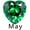 05-May Emerald, variant on 18K White Gold over Silver Butterfly Gemstone Bracelet,Adjustable June Alexandrite Birthstone Bracelet Charms Jewelry Birthday Christmas Valentines Gifts for Women