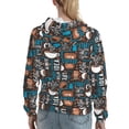 thumbnail image 7 of Salouo Coffee Lover Print Pattern Hoodie Sweatshirts for Women, Autumn Pullover Hoodie Workout Sweat Women's Long Sleeve Preppy Sweatshirts-Large, 7 of 7