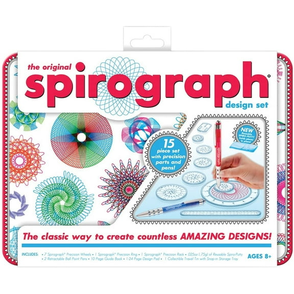 Juego de estano de diseno de espirografo Spirograph Spirograph