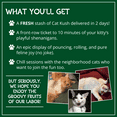 thumbnail image 3 of Organic Catnip by Cat Kush, Safe Premium Blend Perfect for Cats, Instilled with Maximized Potency your Kitty is Sure to Go Crazy for (1 Cup), 3 of 6