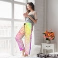 thumbnail image 6 of Picia Fish Scale Womens Soft Woven Cotton Elastic Waistband Sleep Pajama Pant Lounge Sleep Pant With Pockets And Drawstring-X-Large, 6 of 9