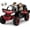 Black, variant on Xuanlur 24V Ride on Toys for Big Kids, 2 Seater Electric Car w/Parents Remote Control, 4 Wheel Suspension, Max 8MPH, Slow Start, 2X200W Motors, Bluetooth, Music, LED, Ride on UTV for Ages 3-6, Blue
