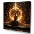 thumbnail image 2 of Designart "Illuminated Awakening" Buddhism Canvas Wall Art, 2 of 7