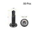 thumbnail image 2 of Hex Socket Self Tapping Screws, 1/4 x 1" 410 Stainless Steel Sheet Metal Drilling Screw, Black, 50 Pack, 2 of 5
