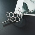 thumbnail image 2 of Palillo de cabello Boho Macarena Aleación con Forma Geométrica Bun Holder Bun Cage, 2 of 8