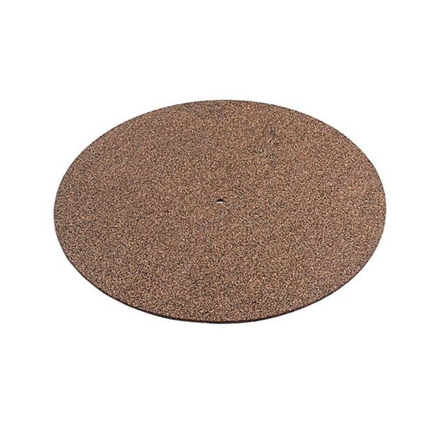 Advancent Accesorios para fonógrafo Cork 12 pulgadas Record Pad Slipmat Mat Players Tocadiscos empotrado Antiestático Hotel Concierto Accesorios para instrumentos musicales