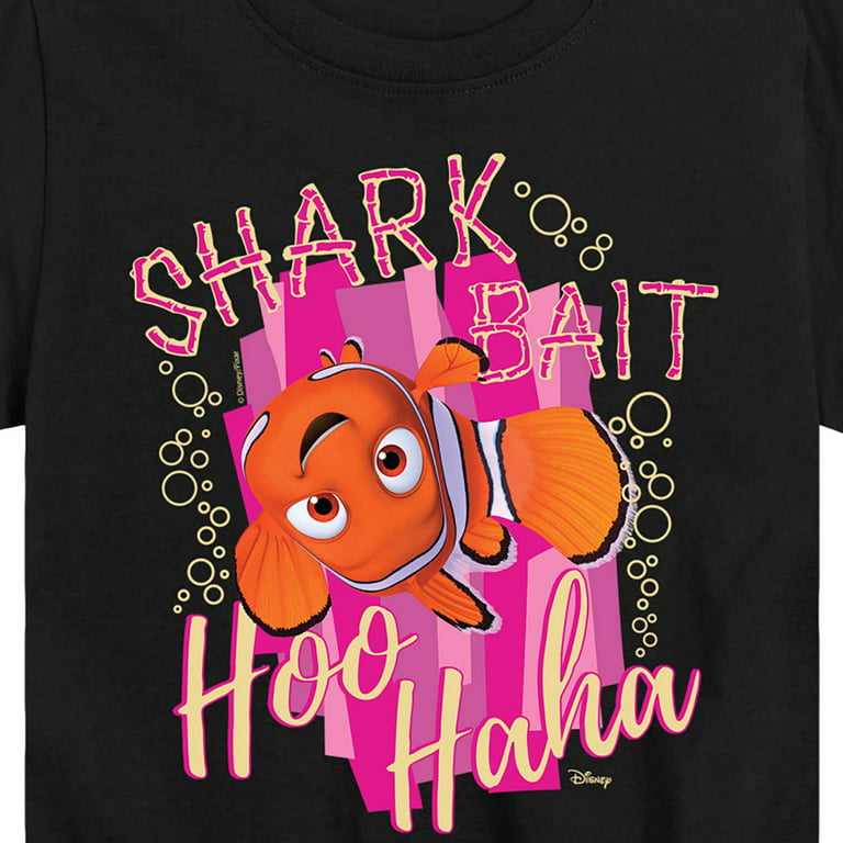 Finding Nemo - Shark Bait Hoo Haha - Toddler And Youth Short Sleeve Graphic  T-Shirt 
