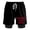 Black, variant on Number One Girl Fake Two Shorts 2024 Kpop SweatShorts Hip Hop Style Basketball Shorts