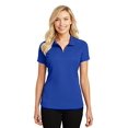 thumbnail image 1 of Port Authority ®  Ladies Pinpoint Mesh Zip Polo. L580 Xl True Royal, 1 of 2