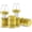 Yellow, variant on 4 Camping Lanterns, Camping Lights Collapsible Flashlight Portable Supplies Kit, A4GY