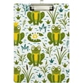 thumbnail image 2 of FMSHPON Funny Frogs Clipboard Hardboard Wood Nursing Clip Board and Pull for Standard A4 Letter 13x9 inches, 2 of 7