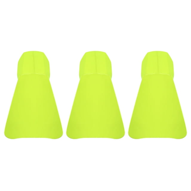 Unique Bargains Chapeau Rigide Pare-Soleil, Lot de 3 Cache-Cou Refroidissants avec Calotte pour la Conduite, Vert Fluorescent