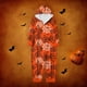 thumbnail image 1 of Family Halloween Pjs Matching Sets Halloween Print Long Sleeve Zippered One Piece Pajama Hooded Jumpsuit Winter Halloween Pjs Family Set, 1 of 4