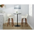 thumbnail image 2 of LumiSource Beige Daniella 26" Fixed-Height Counter Stool - Set of 2, 2 of 6