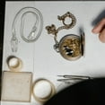 thumbnail image 2 of Cadena de reloj de bolsillo con clip de aleación colgante, cadena de reloj de bolsillo, decoración de reloj de bolsillo, 2 of 6