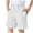 White, variant on FAIWAD Toddler Boys Girls Shorts Casual Drawstring Elastic Wasit Pants Kids Knee Length Summer Pants with Pockets