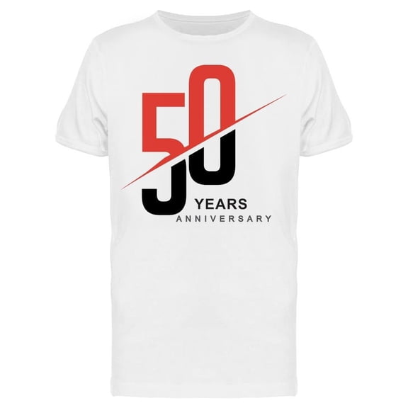 50 Years Anniversary Cut Tee Men's -Image by Shutterstock