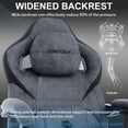 thumbnail image 4 of JONPONY Big and Tall Gaming Chair,Ergonomic Design with Lumbar Cushion and Footrest,High Back Office Chair Support 8 Hours Long Sitting, Computer Chair,BLUE, 4 of 9