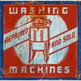 thumbnail image 2 of Appleman, Sam 26x26 Black Ornate Wood Framed with Double Matting Museum Art Print Titled - Washing Machines, 2 of 4