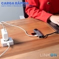 thumbnail image 4 of Hub USB C LINKON Negro 4K HDMI Ethernet 1000 Mbps y Carga Rápida 87W 5 en 1, 4 of 7