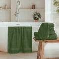 thumbnail image 3 of MALLONI HOME 8 Piece Towel Set 100% Ring Spun Cotton, 2 Bath Towels 27x54, 2 Hand Towels 16x28 and 4 Washcloths 13x13 - Ultra Soft Highly Absorbent Machine Washable Hotel Spa Quality - Olive Green, 3 of 7