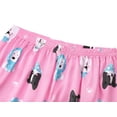 thumbnail image 5 of Beezizac Satin Pajamas for Girls-Cute Pink Silky Short-Sleeved Pants Set with Adorable Puppy Prints Size 14, 5 of 7