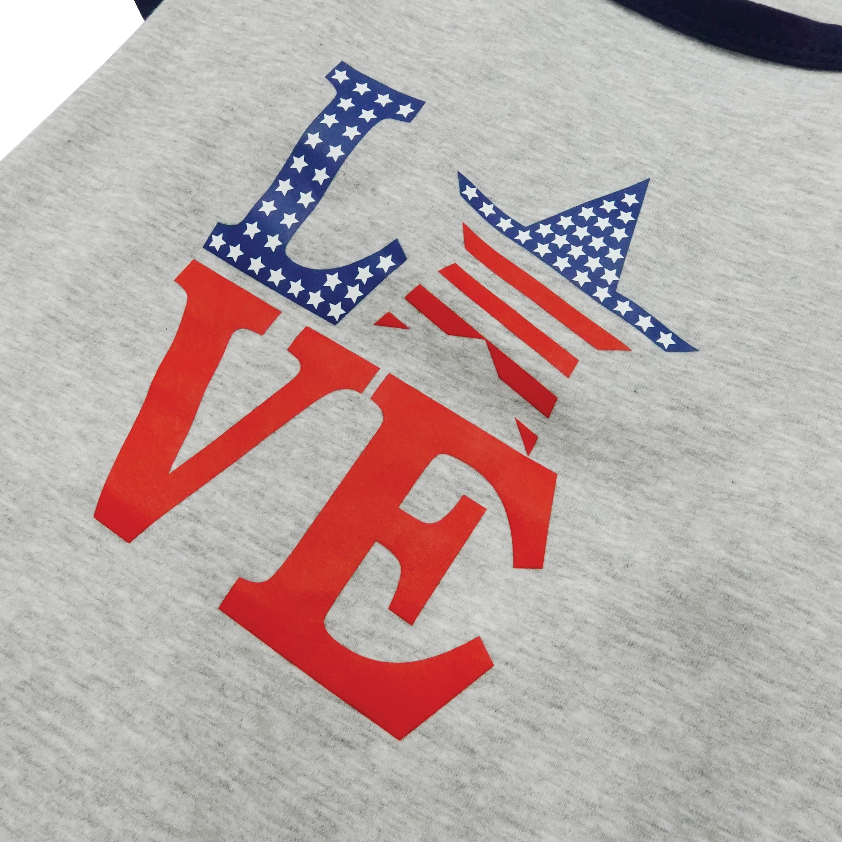 Best Furry Friends T-Shirt for Dogs or Cats, Patriotic Love, Small