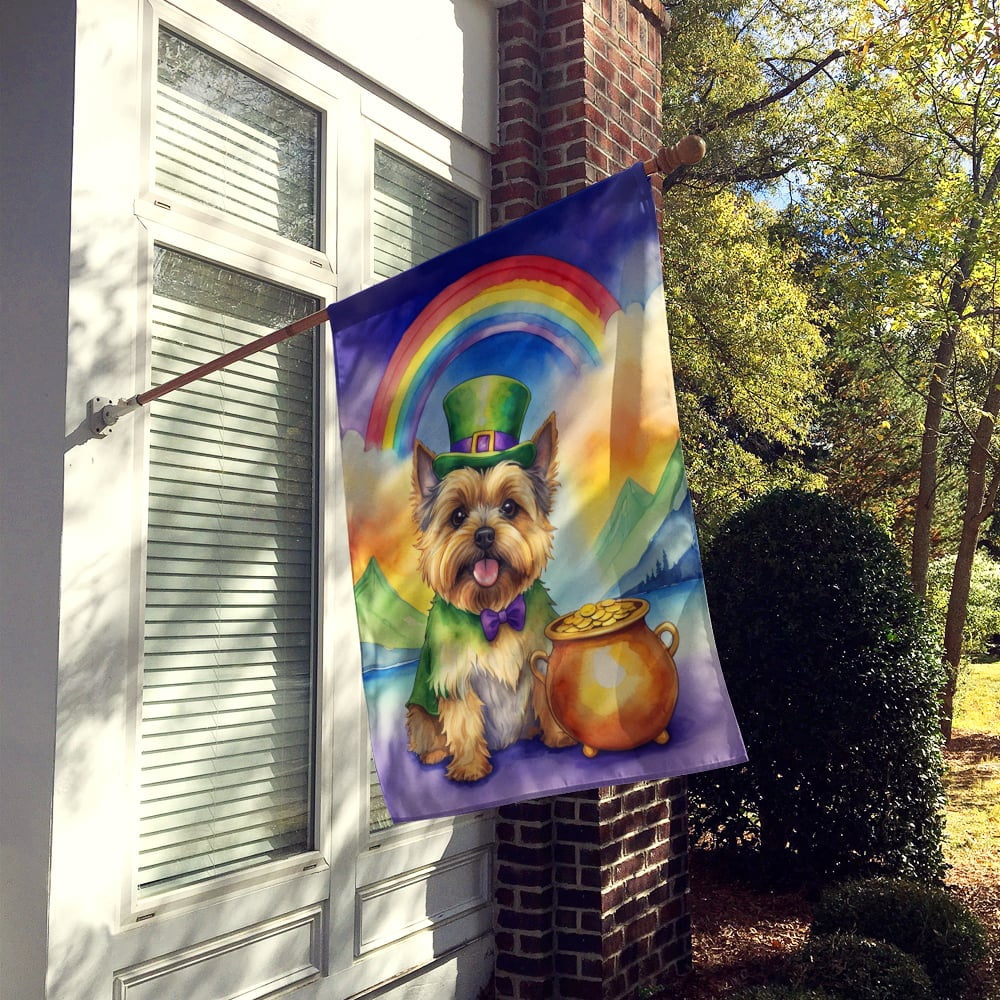 Cairn Terrier St Patrick's Day House Flag 28 in x 40 in
