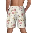 thumbnail image 4 of Goofa Floral Printed Men's Swim Trunks Board Shorts Quick Dry Mens Swimming Trunks with Compression Liner,Breathable Fit Hawaii Beach Shorts-XX-Large, 4 of 9