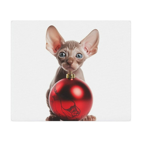 DistinctInk Mouse Pad - 1/4" Foam Rubber - Sphynx Kitten