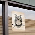 thumbnail image 3 of Artsy Owl Perched on Tree Branch Home Business Office Sign, 3 of 3
