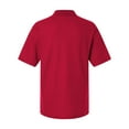 thumbnail image 5 of Harriton M105T Men's Tall Maverick CVC Pique Polo-Red-LT, 5 of 6