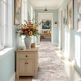 thumbnail image 3 of YOUFORTONG 3x25 Long Hallway Runner Rug, Ultra Soft Machine Washable Area Rug, Low Pile Vintage Distressed Carpet for Entryway Living Room Bedroom Kitchen,Brown, 3 of 7