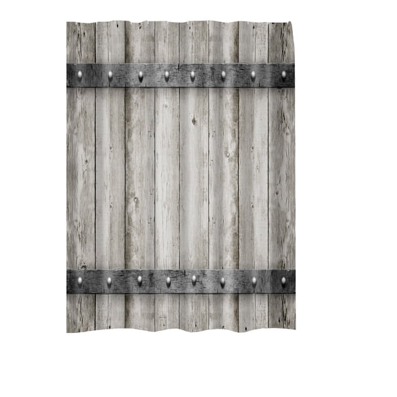 Pattern A Shower Curtain Waterproof Polyester Fabric Bathroom Decor 35x71 Inches