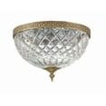 thumbnail image 4 of Crystorama Ceiling Mount 12" Wide Olde Brass Ceiling Light, 4 of 12