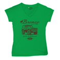 thumbnail image 5 of Ford Bronco Wild and Untamed Since 1966 Women's V-Neck T-shirt Vintage Off-Road 4x4 Adventure Retro Truck Licensed Tee, 5 of 7
