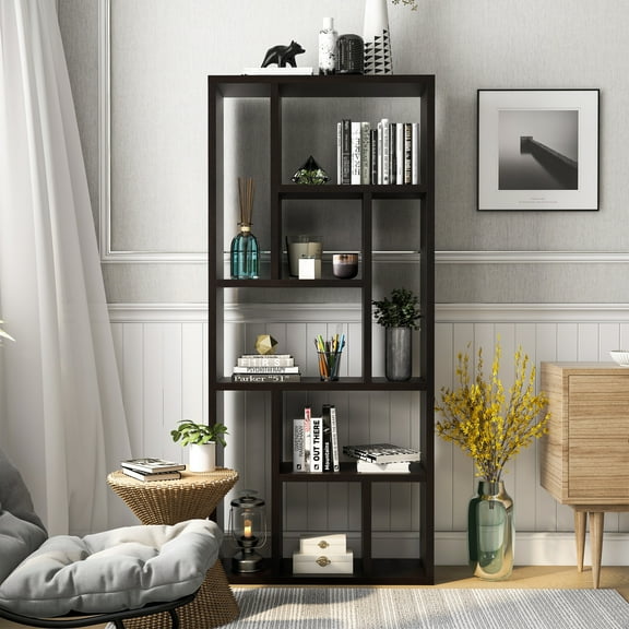 Furniture of America Gelder Contemporary Brown 3-in-1 Display Cabinet by