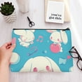 thumbnail image 4 of Cinnamoroll Cosmetic bag, cute canvas toiletry bag with preppy style, essential for women's travel 7.5x4.7inch, 4 of 5