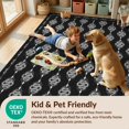 thumbnail image 4 of Design&I 2'x3' Washable Accent Rug Serpent With Scaled Reptile Tile Layout Snake Animal Vintage Playful Expressive for Kitchen, Pet Station, Friendly & Non-Slip Built-In Grip, 4 of 7