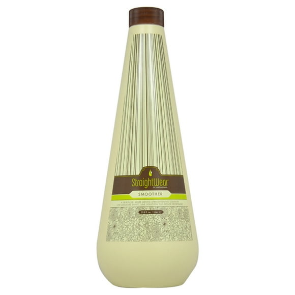 Natural Oil Straightwear Smoother Straightening Solution by Macadamia Oil for Unisex - 33.8 oz Smoot